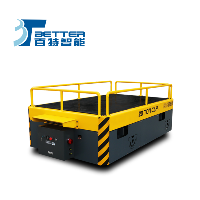 百特小型15噸無軌電動平板車(3)
